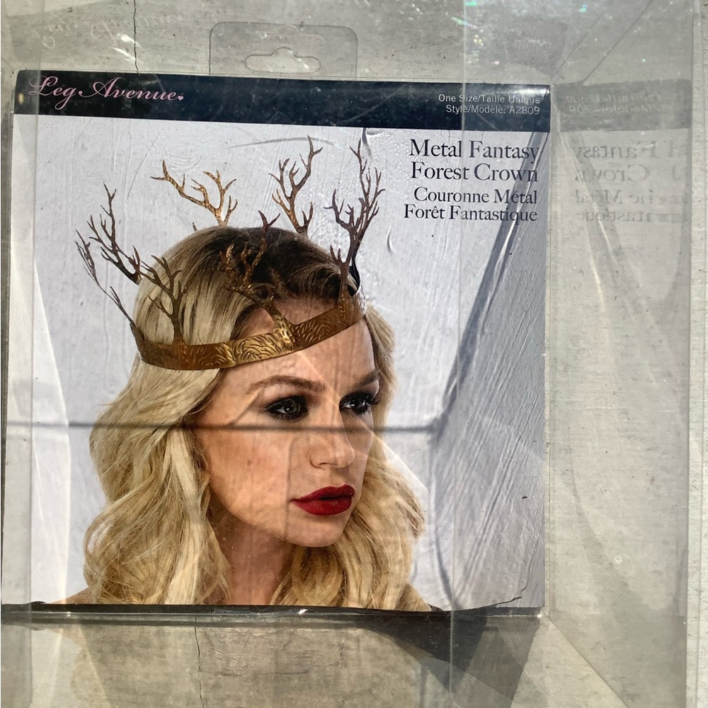 Leg Avenue Metal Fantasy Forest Crown. NEW IN BOX! - Picture 2 of 2